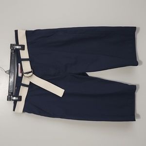 Levis Navy Shorts w/ Belt Boys 16 reg.
